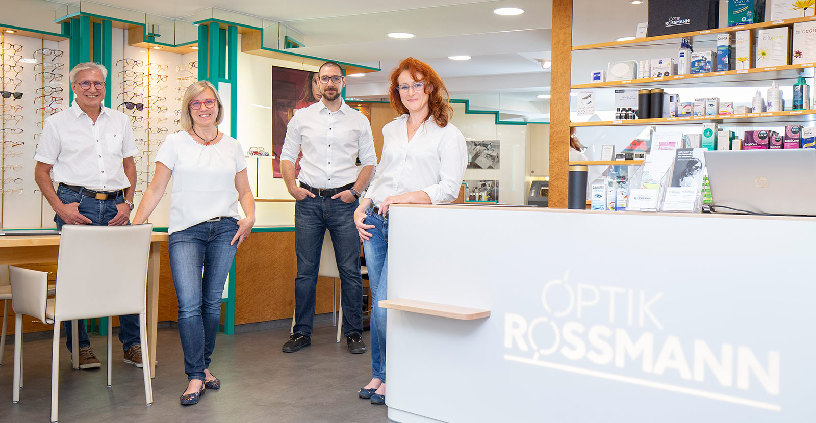 Das Team von Optik Rossmann